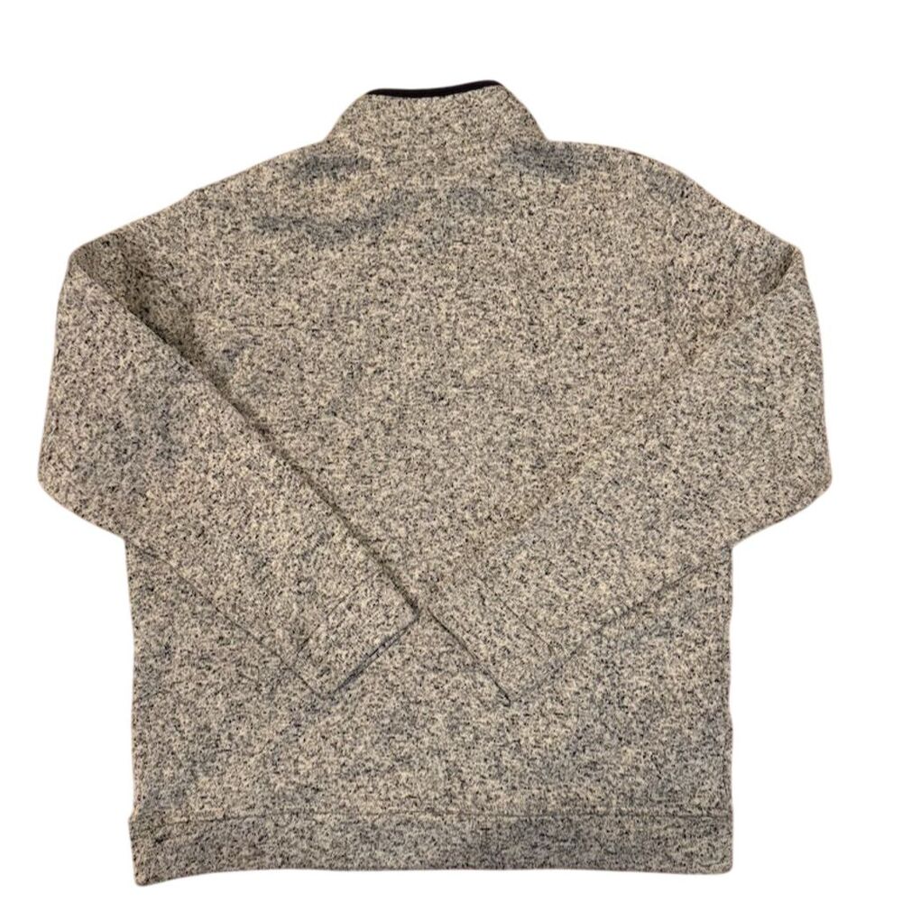 Eddie Bauer Men's Gray Fleece Mock Neck Pullover Sweater Size L - Picture 9 of 9
